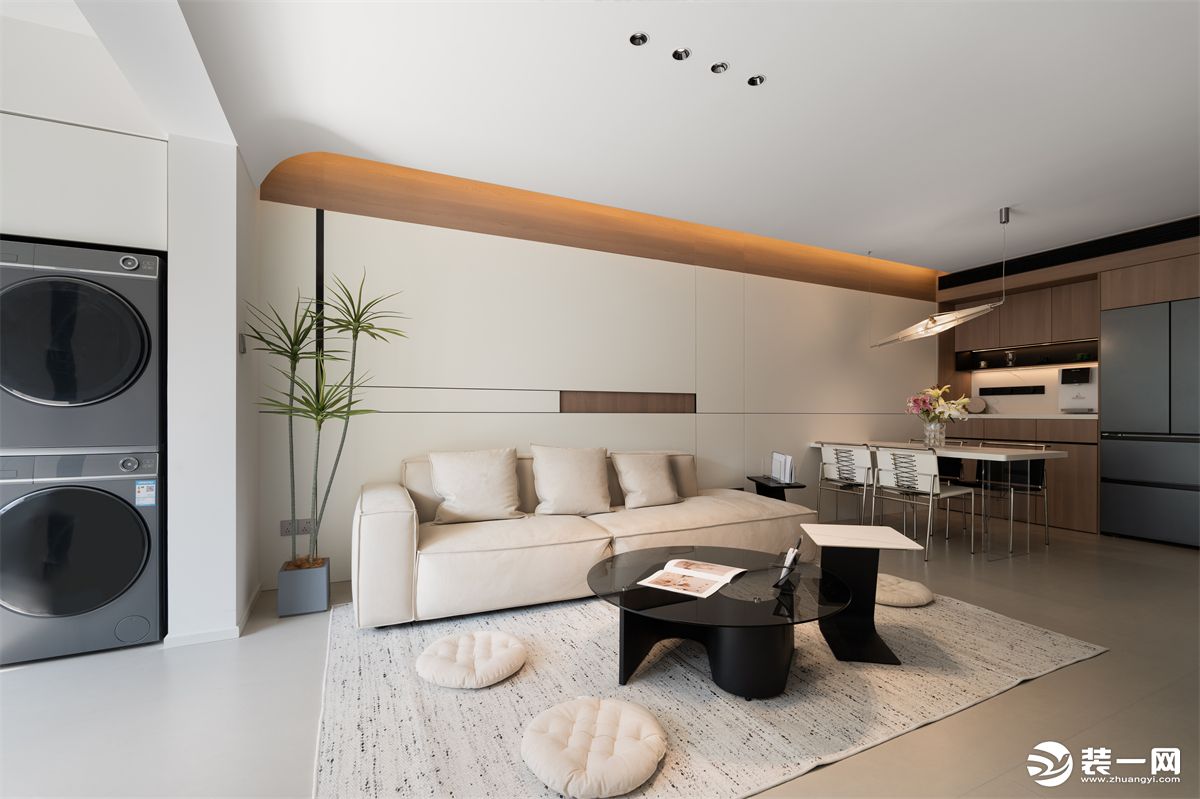 【武漢山水人家裝飾】保利時代北區(qū)94平臺式極簡風